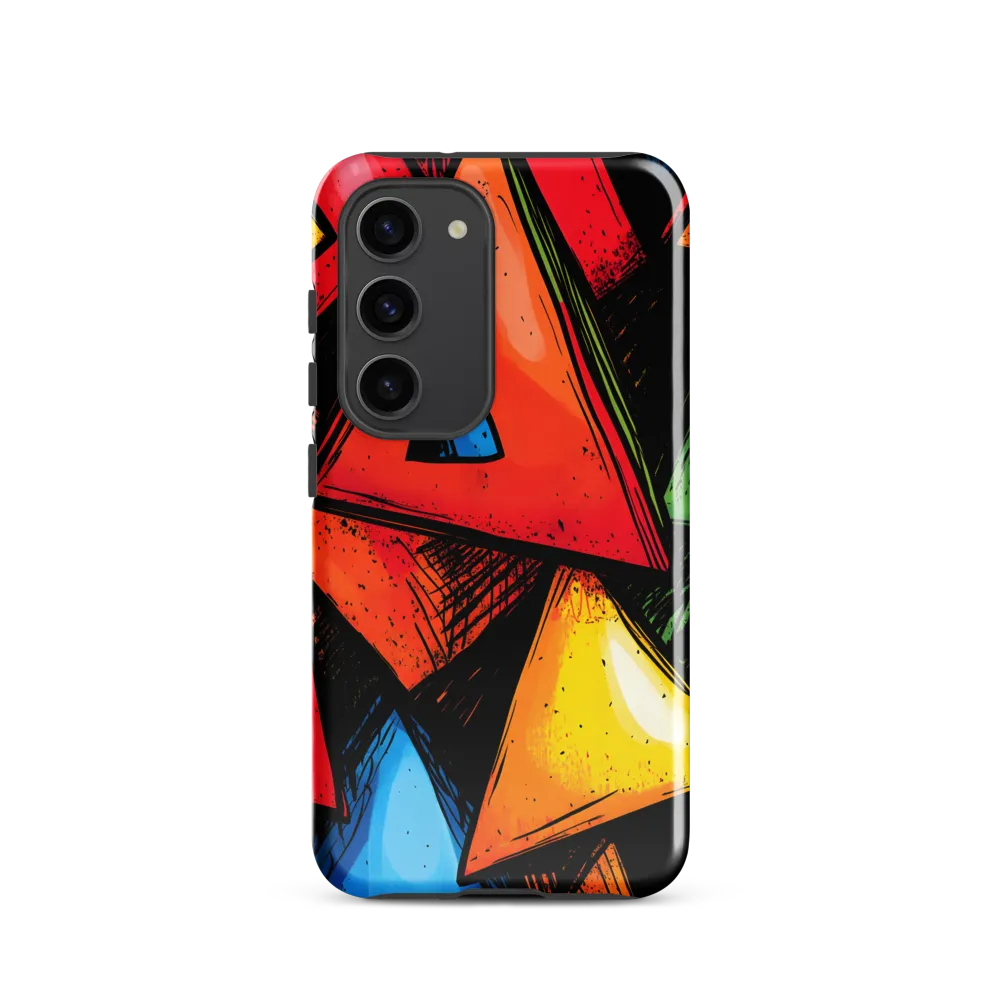 Vibrant Triangles in Abstract Harmony