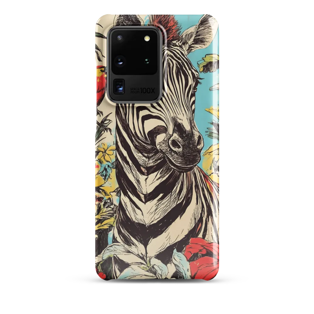 Zebra in Tropical Reverie