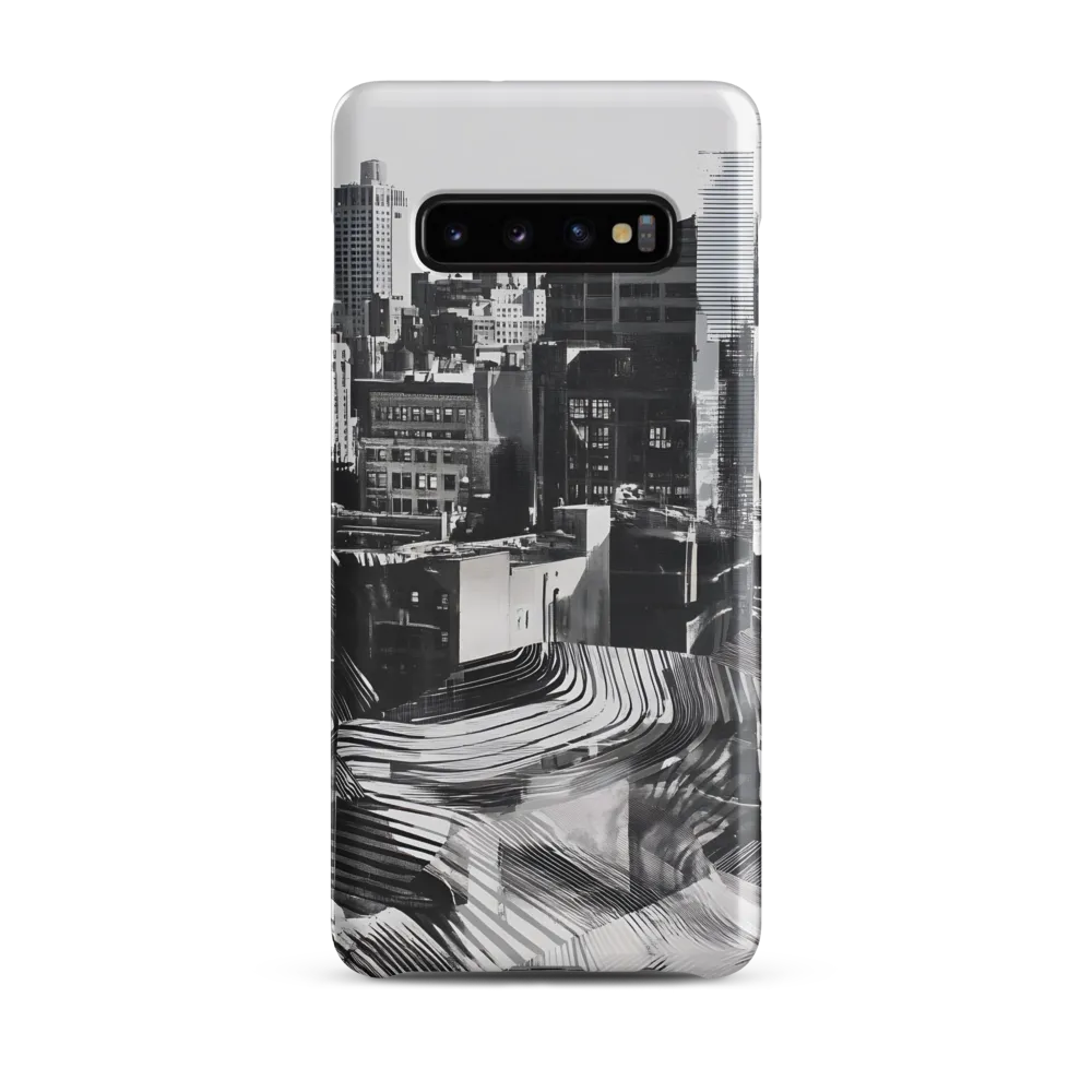 Urban Rhythm in Black and White | Phone Case |  S10 Plus | Snap Case | Matte