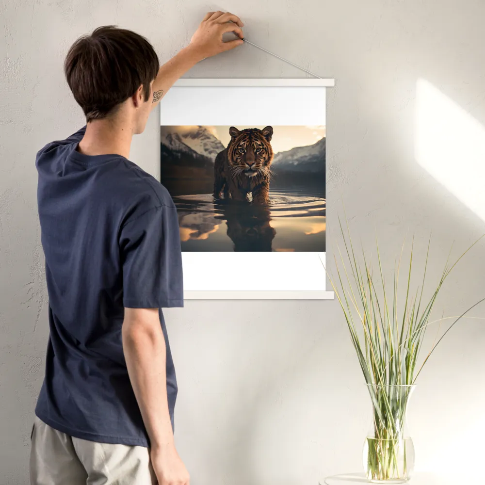 Majestic Reflection: The Tiger's Domain