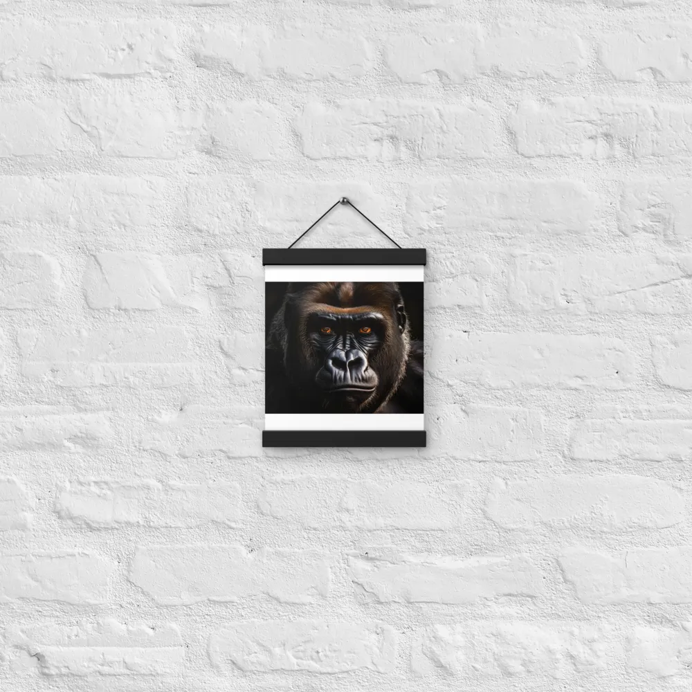 Majestic Gaze | Poster With Black Wood Hanger | 8″×10″