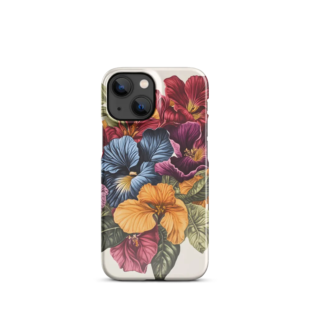 Floral Symphony in Color | Phone Case |  13 Mini | Snap Case | Glossy