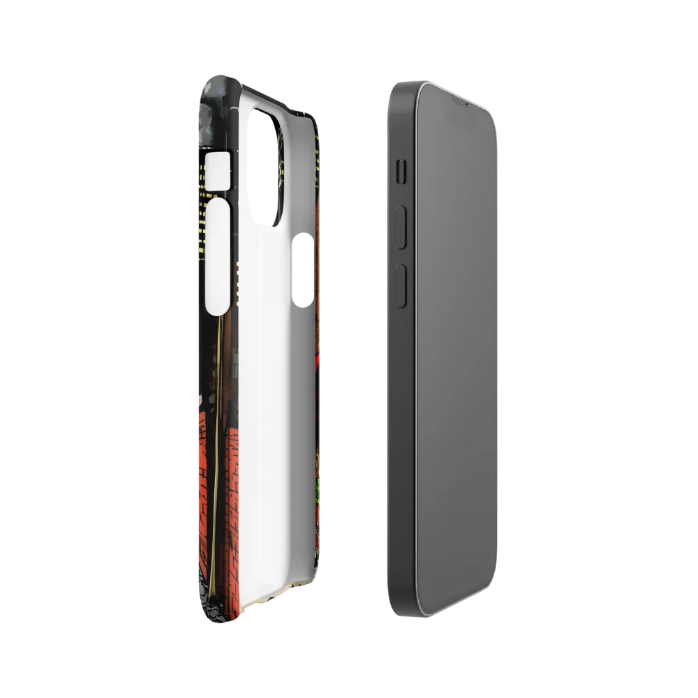 Nocturnal Cityscape: The Hidden Alley | Phone Case |  13 Mini | Snap Case | Matte