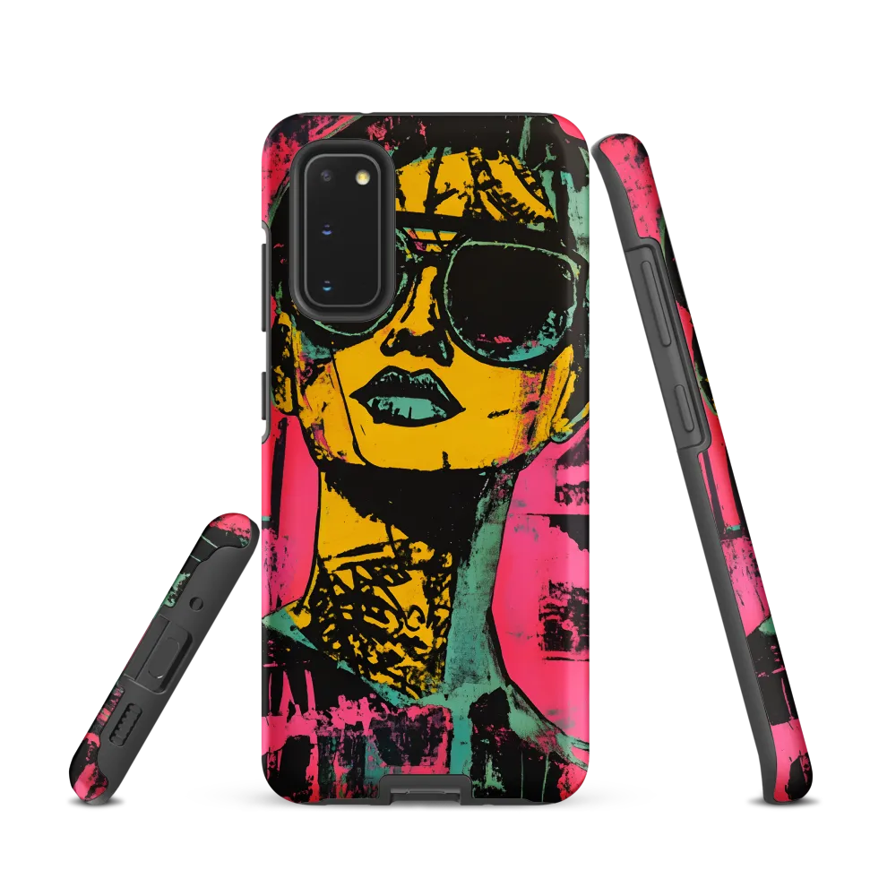 Confident Portrait in Neon Colors