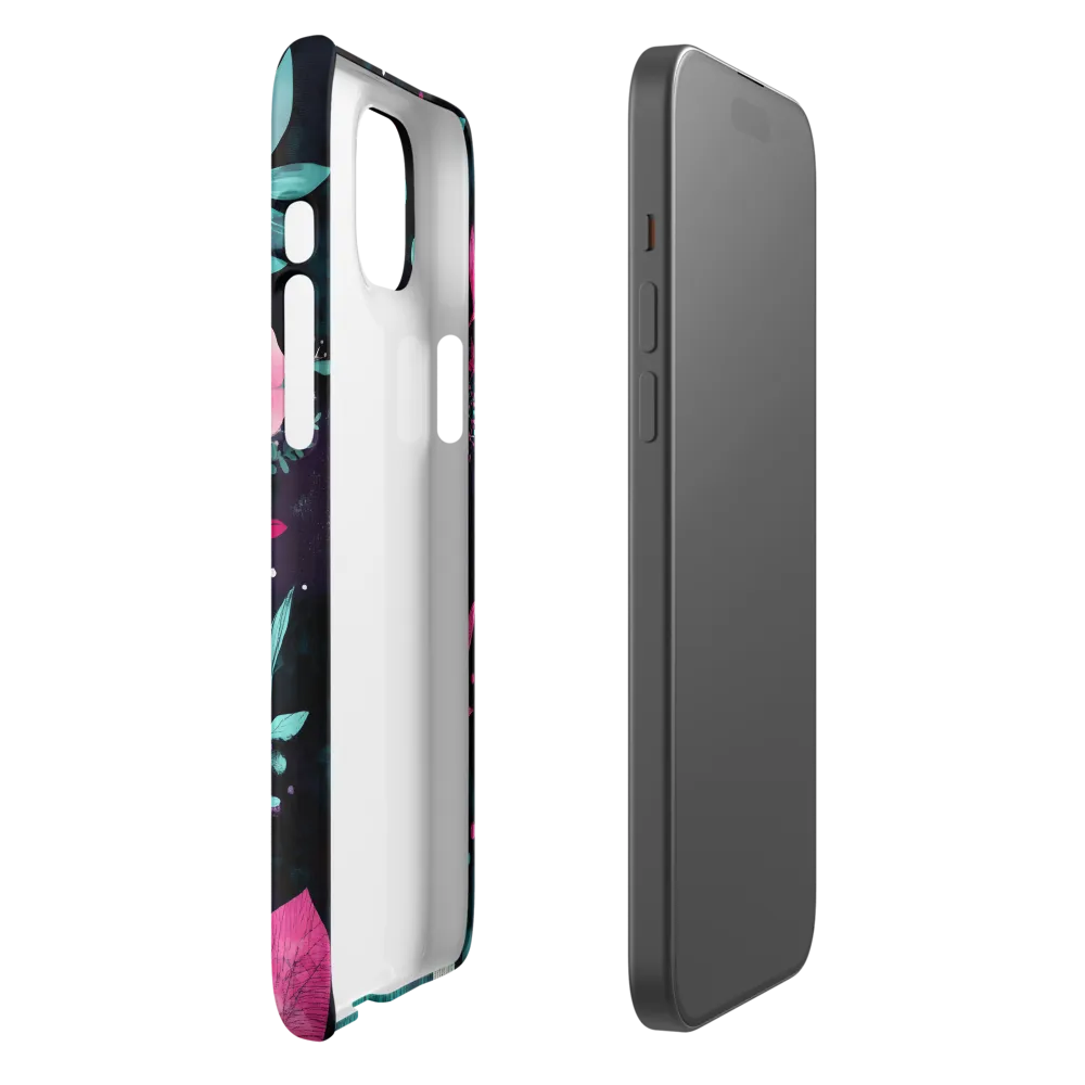 Floral Harmony: A Portrait of Serenity | Phone Case |  15 Plus | Snap Case | Matte