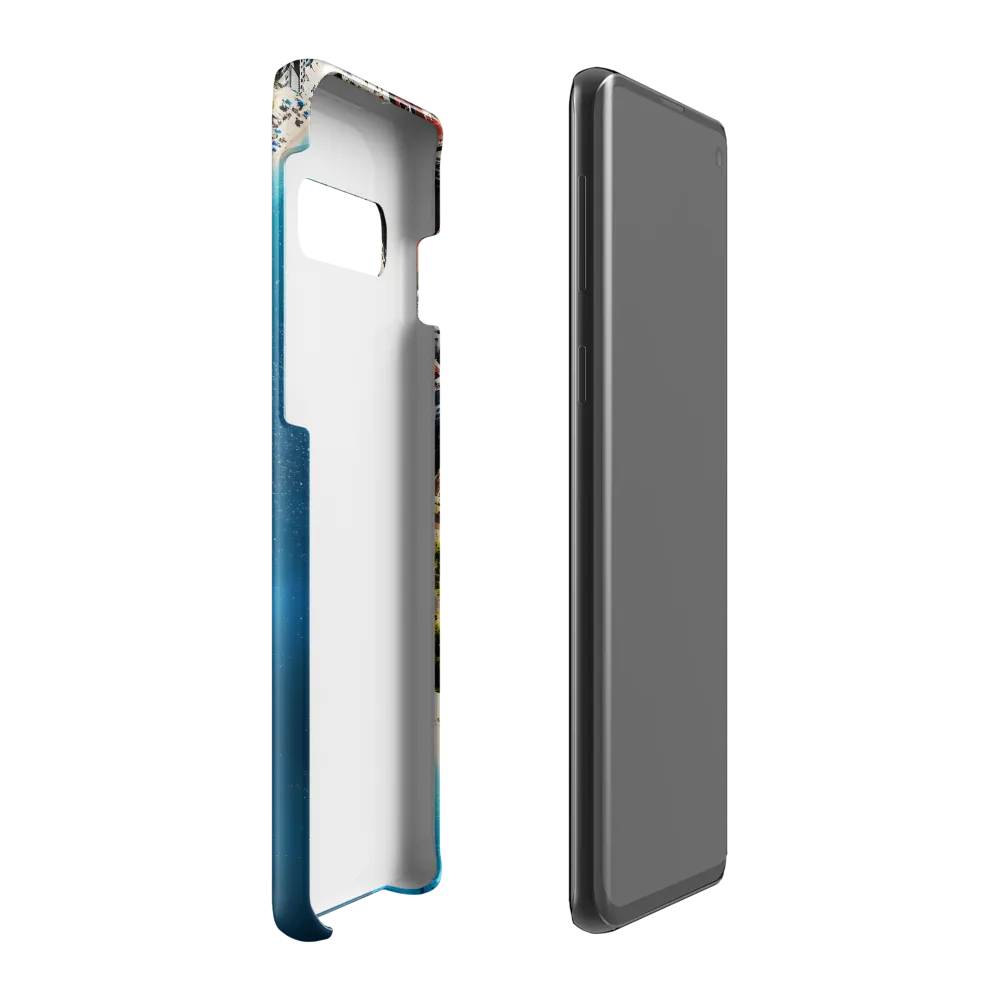 A Coastal Symphony of Urban Serenity | Phone Case |  S10 Plus | Snap Case | Glossy