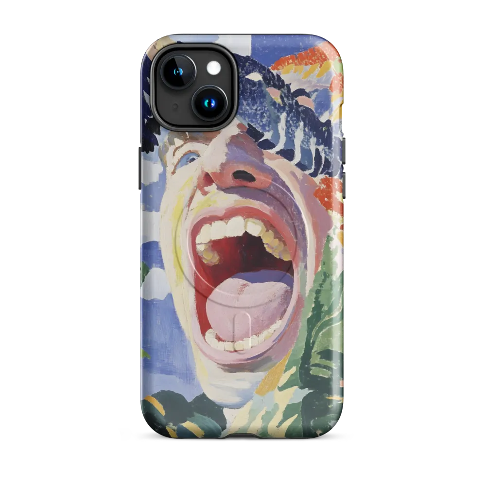 The Echo of Anguish | Phone Case |  15 Plus | MagSafe® Tough Case | Glossy