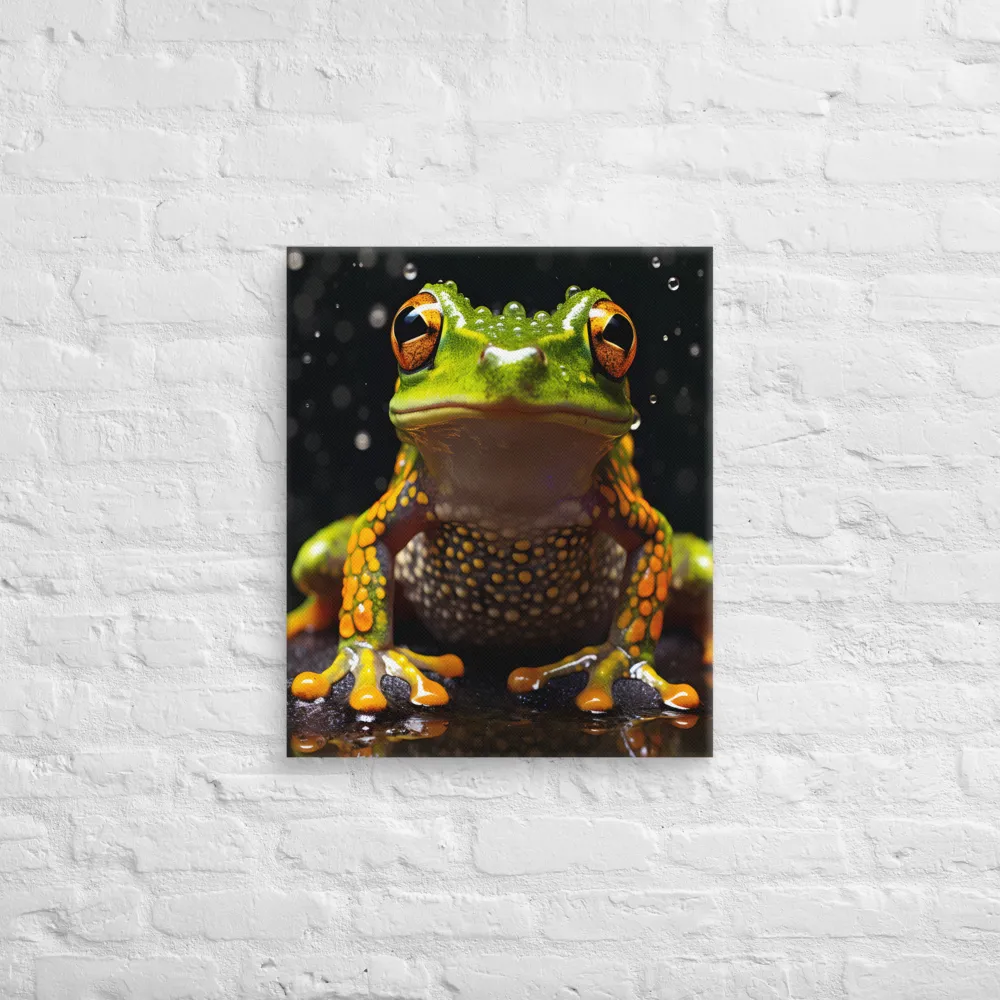 Emerald Elegance: The Frog in Focus