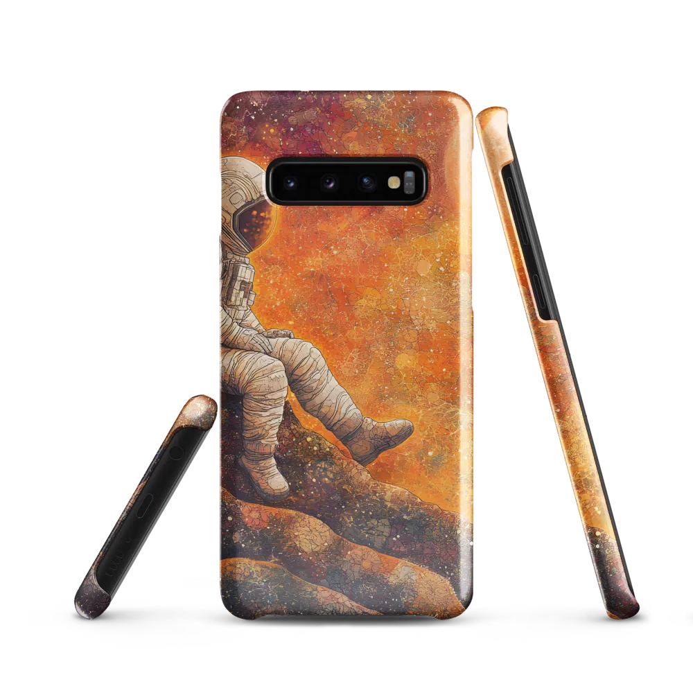 A Cosmic Solitude | Phone Case |  S10 | Snap Case | Glossy