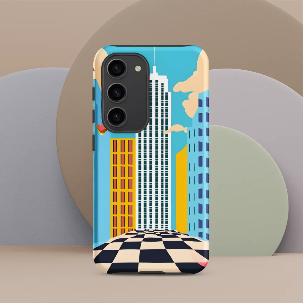 Vibrant Urban Dreamscape | Phone Case |  S23 | Tough Case | Matte