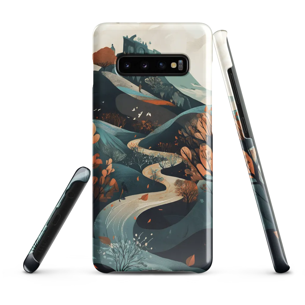 Whispers of Autumn: A Serene Landscape | Phone Case |  S10 Plus | Snap Case | Glossy