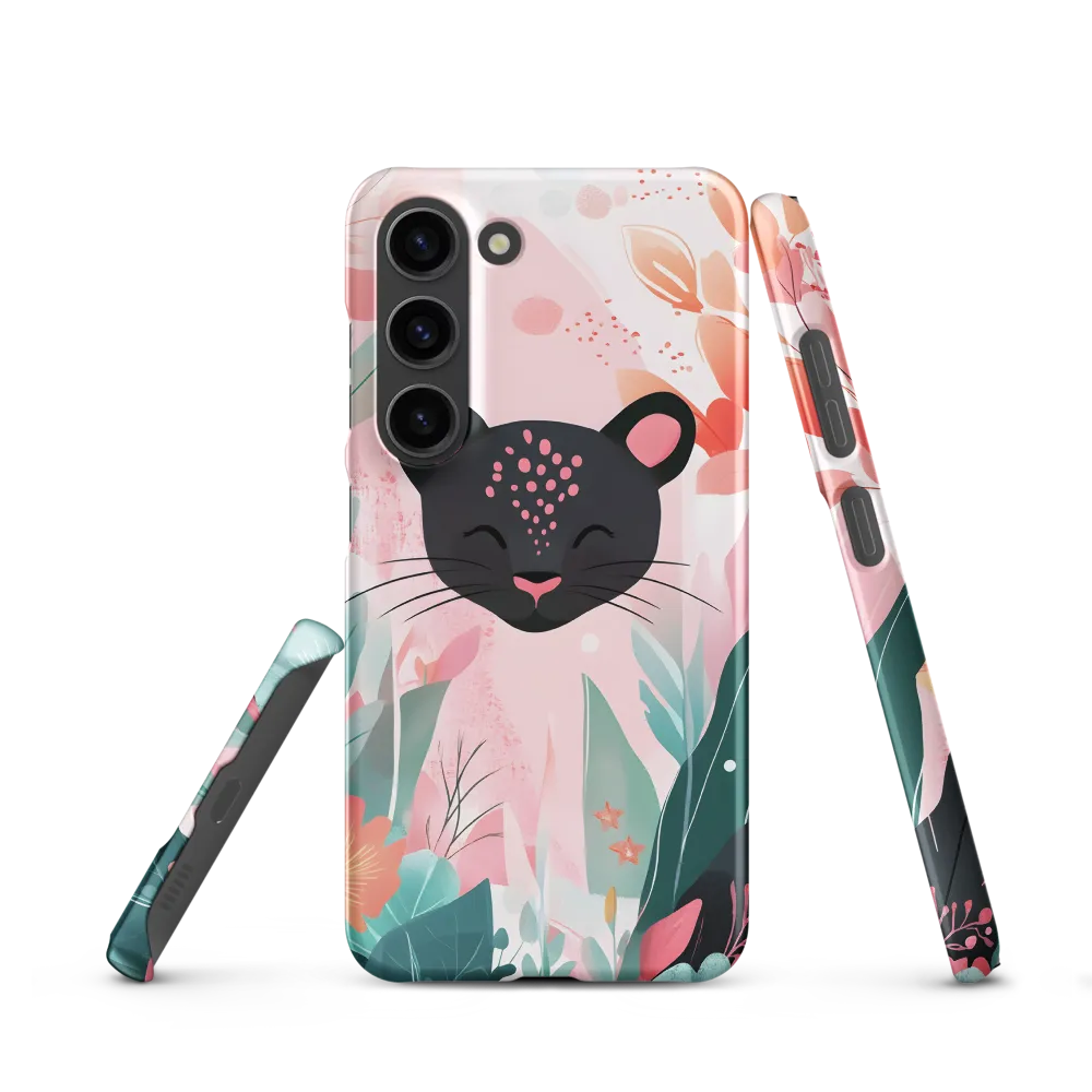 Whimsical Panther in Bloom