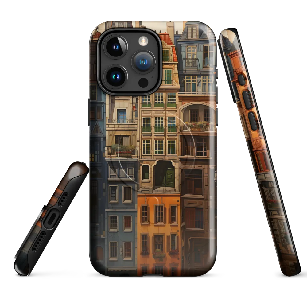 Charming Facades: A Tribute to Urban Living | Phone Case |  15 Pro Max | MagSafe® Tough Case | Glossy