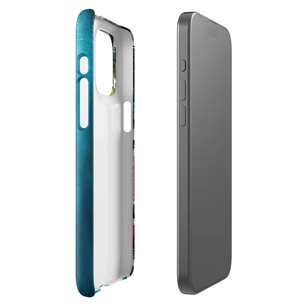 Coastal Harmony: An Aerial Oasis | Phone Case |  15 Pro Max | Snap Case | Glossy