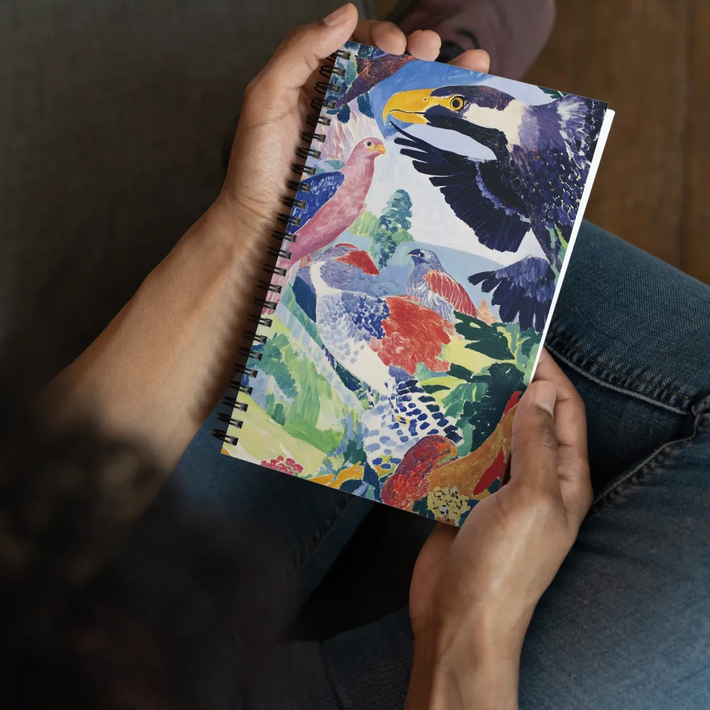 Symphony of Birds | Spiral Notebook