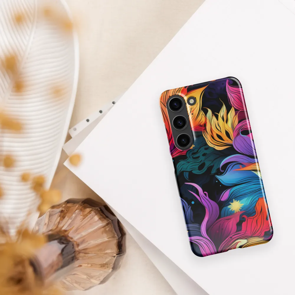 Floral Symphony | Phone Case |  S23 | Snap Case | Glossy