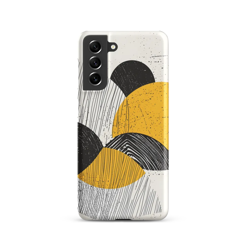 Dynamic Harmony in Black and Yellow