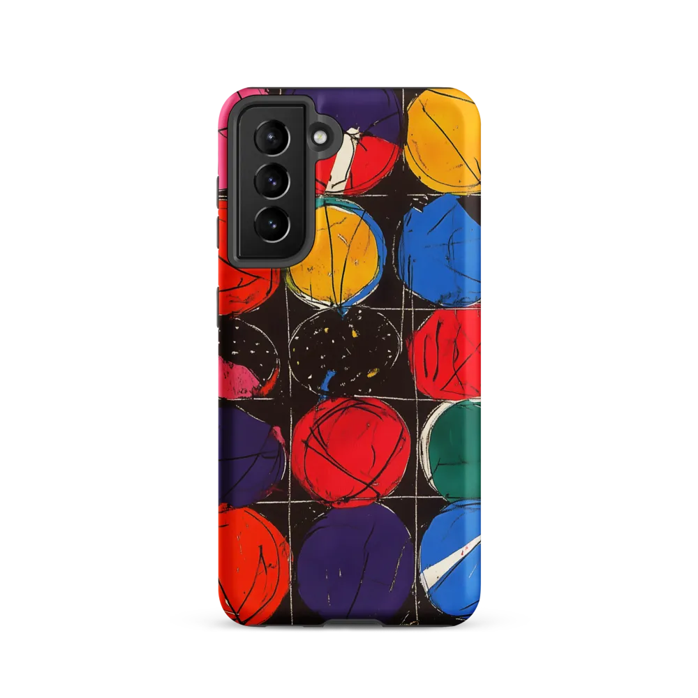 Colorful Circles in Abstract Harmony