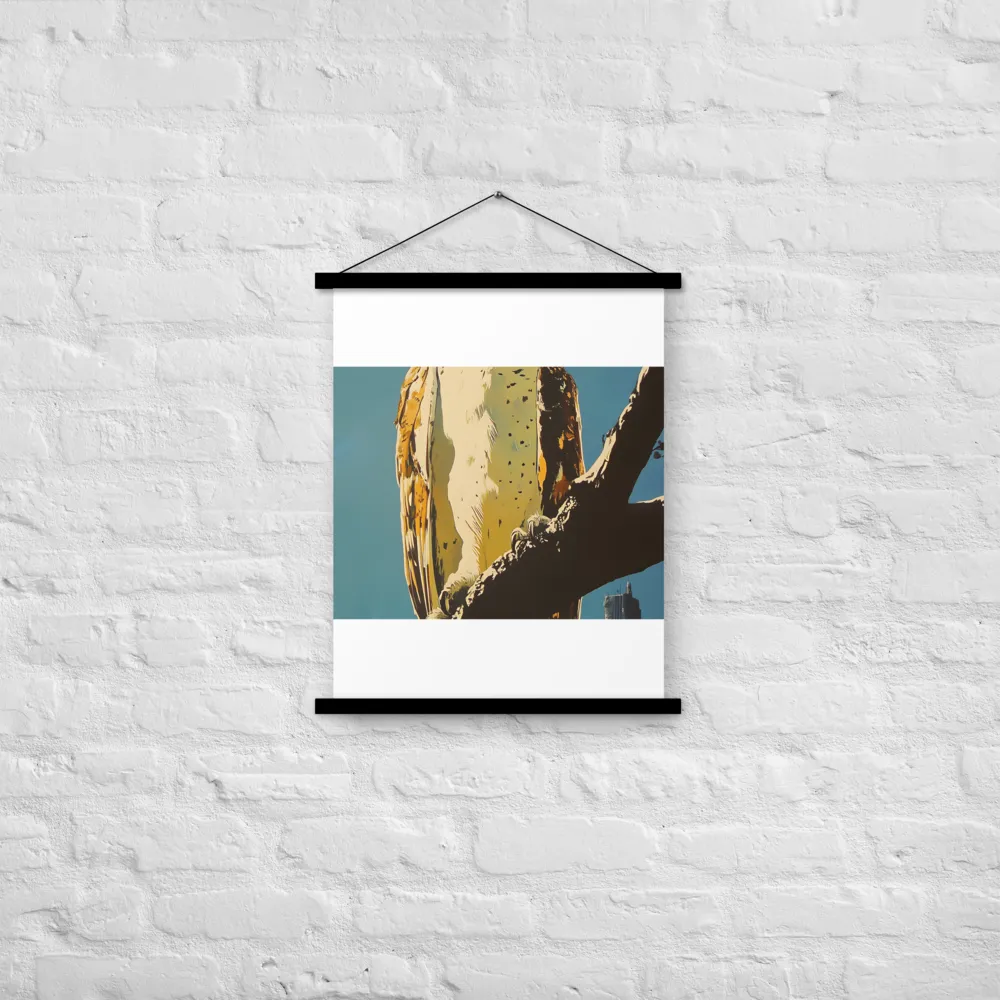 The Guardian of the Urban Wild | Poster With Black Wood Hanger | 18″×24″
