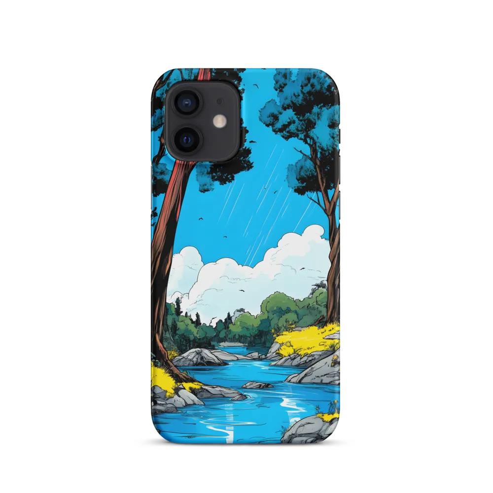 Tranquil River in a Comic Landscape