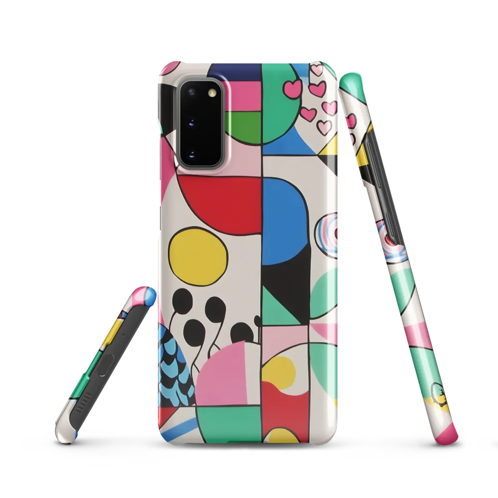 Dynamic Interplay of Shapes | Phone Case |  S20 | Snap Case | Glossy
