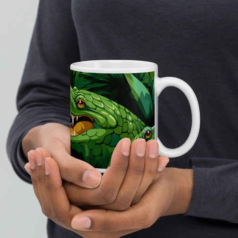 Fierce Crocodilian Medley | Mugs | Multiple Sizes & Colors