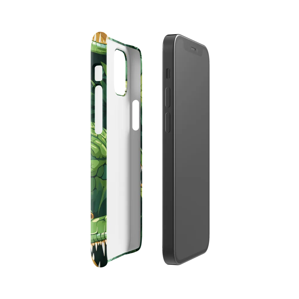 Fierce Crocodilian Medley | Phone Case |  12 Mini | Snap Case | Glossy