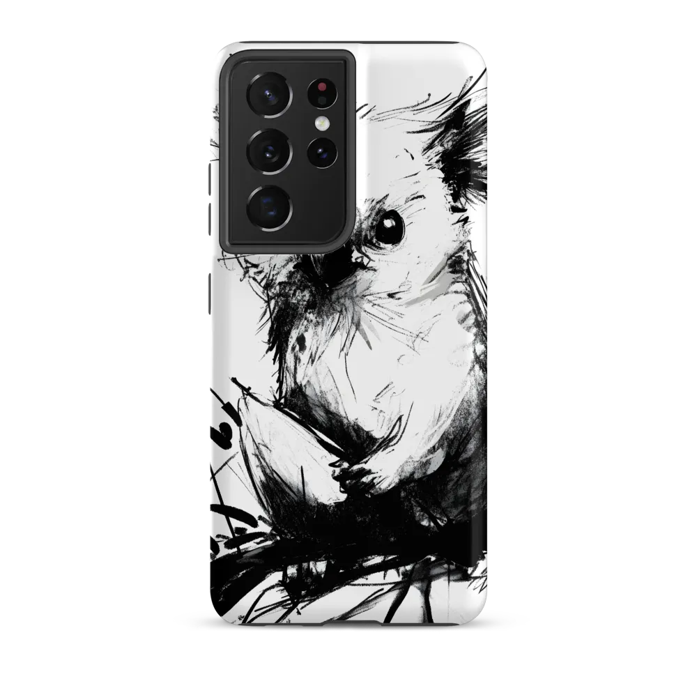 Whimsical Koala in Ink | Phone Case |  S21 Ultra | Tough Case | Matte