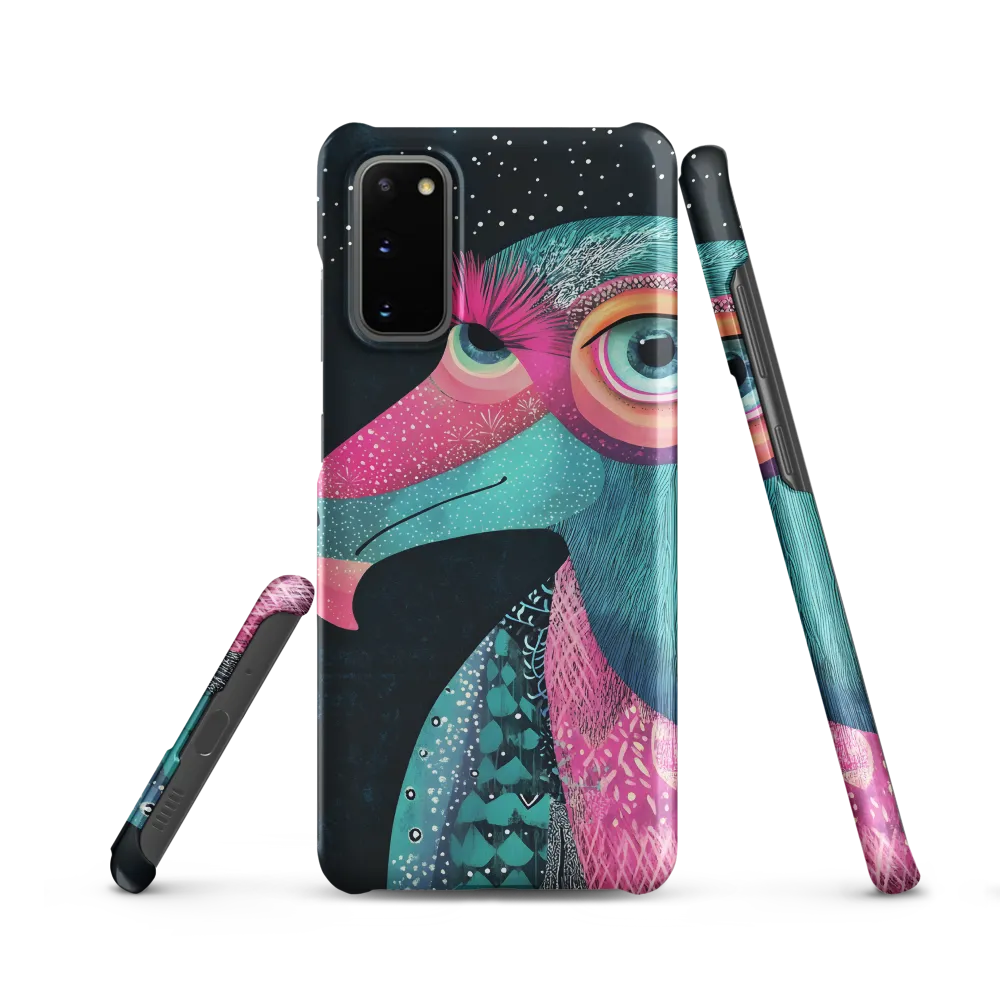 Whimsical Vulture: A Dance of Colors