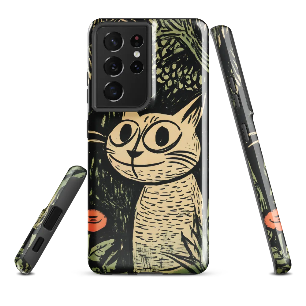 Whimsical Cat in the Forest