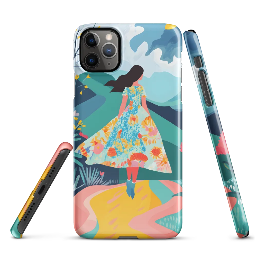 Walking into Colorful Serenity | Phone Case |  11 Pro Max | Snap Case | Glossy