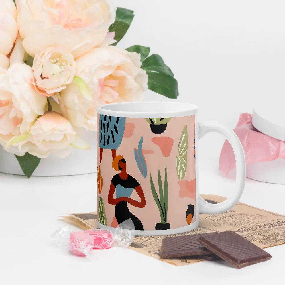 Harmony of Nature and Femininity | Mugs | Multiple Sizes & Colors