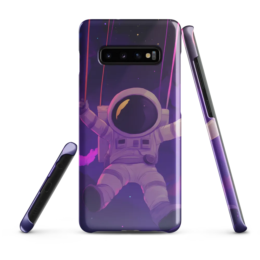 Swinging Through the Cosmos | Phone Case |  S10 Plus | Snap Case | Glossy