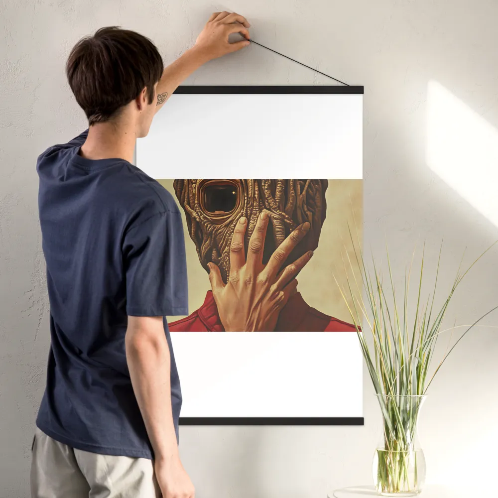 The Mask of Roots | Poster With Black Wood Hanger | 24″×36″