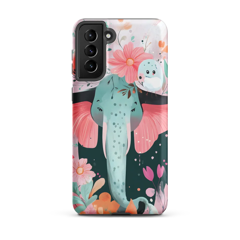 Whimsical Elephant in Bloom