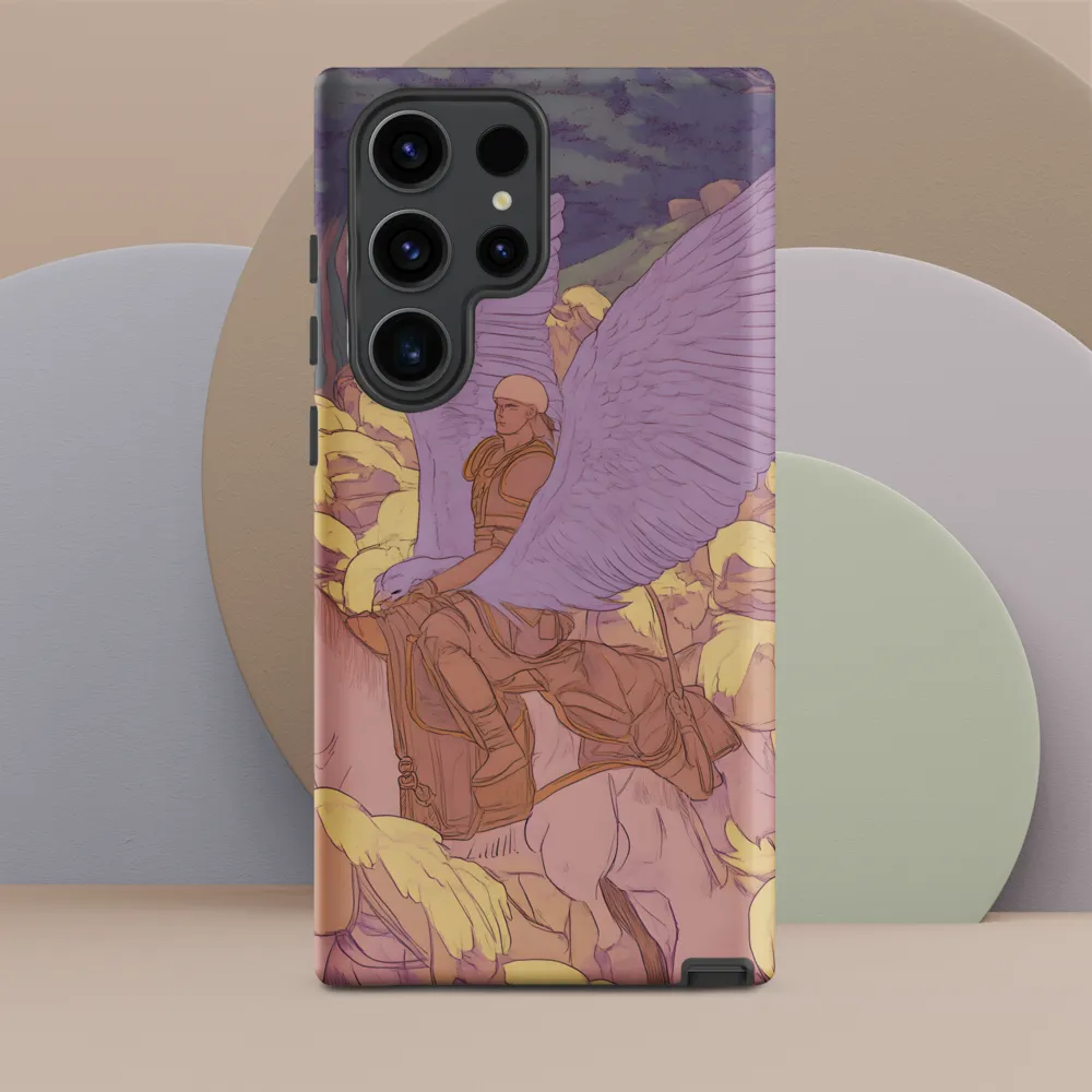 The Winged Guardian | Phone Case |  S23 Ultra | Tough Case | Matte