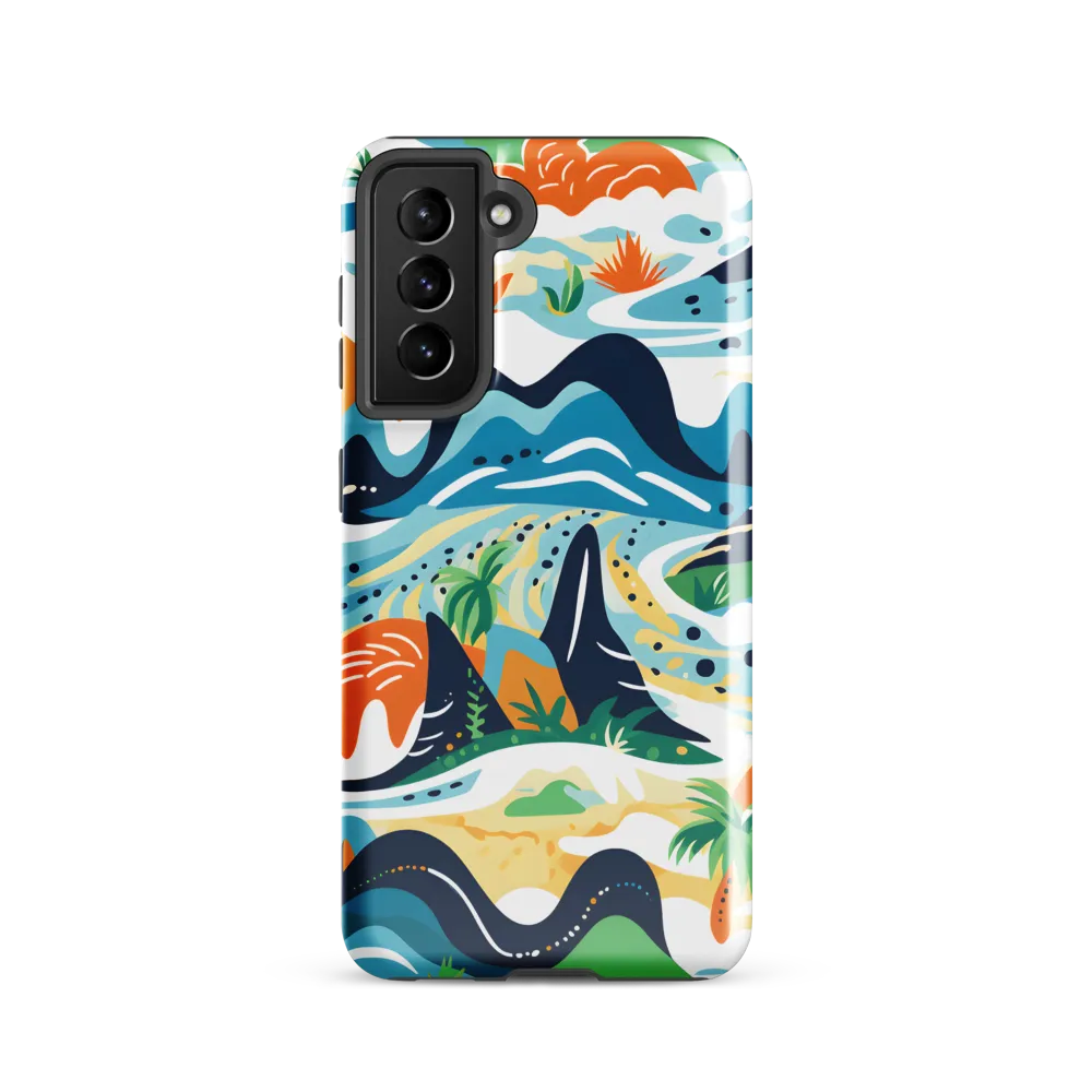 Abstract Tropical Landscape