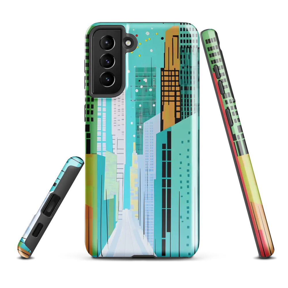 Urban Symphony in Turquoise