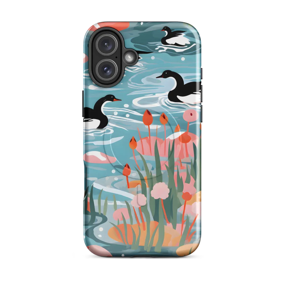 Serenity in Aquatic Harmony | Phone Case |  16 Plus | MagSafe® Tough Case | Glossy