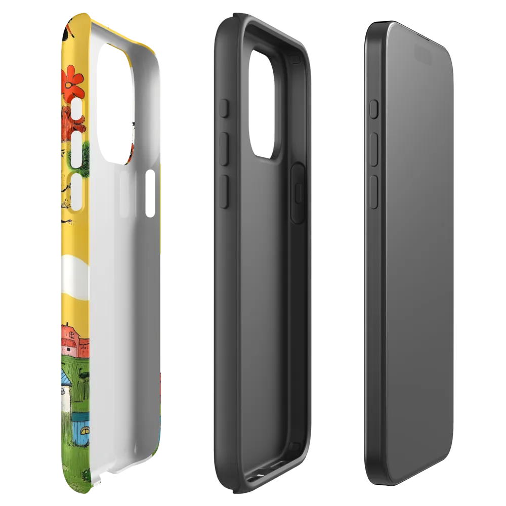 Whimsical Blooms of Life | Phone Case |  15 Pro Max | Tough Case | Matte