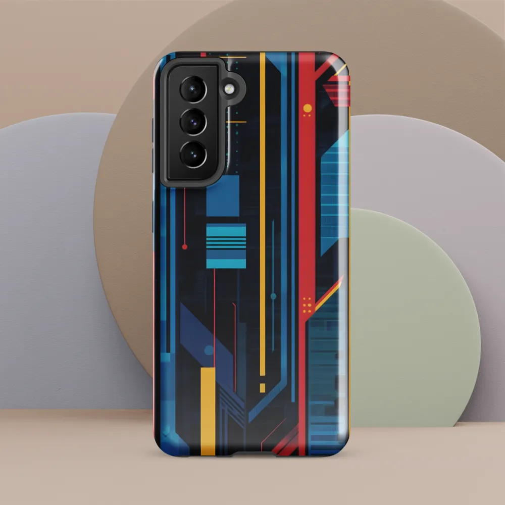 Symphony of Lines | Phone Case |  S21 FE | Tough Case | Glossy