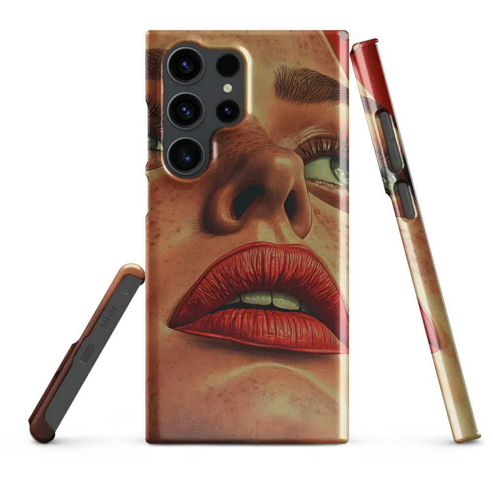 Red Intensity: A Portrait of Elegance