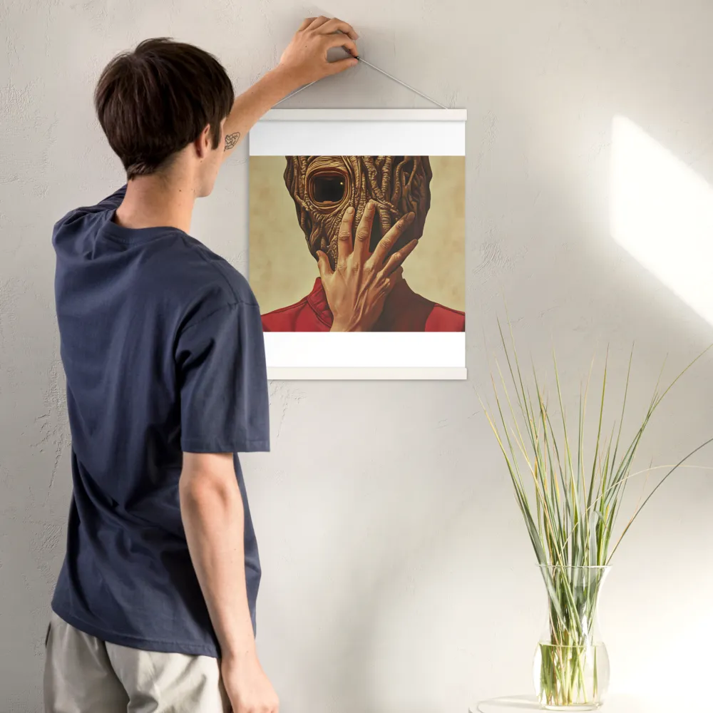 The Mask of Roots | Poster With White Wood Hanger | 16″×20″