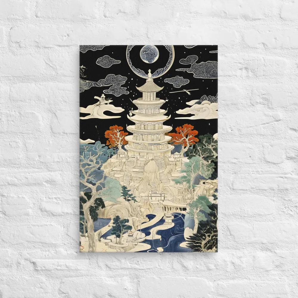 Whispers of the Pagoda | Canvas | 16″×24″