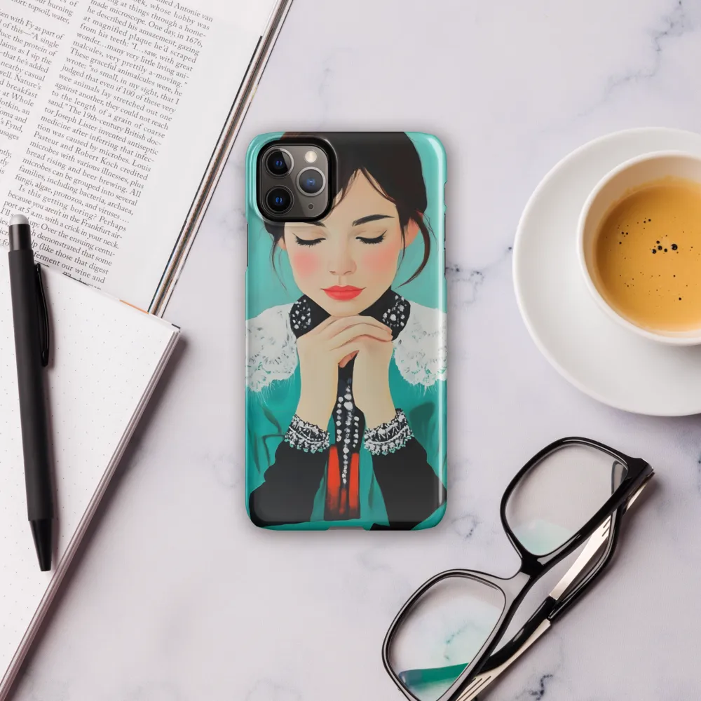 Serenity in Turquoise | Phone Case |  11 Pro Max | Snap Case | Glossy