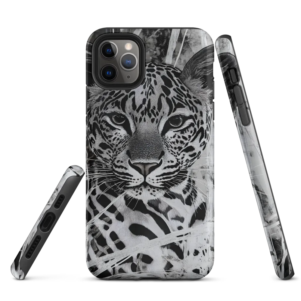 Majestic Gaze: The Leopard's Portrait | Phone Case |  11 Pro Max | Tough Case | Matte