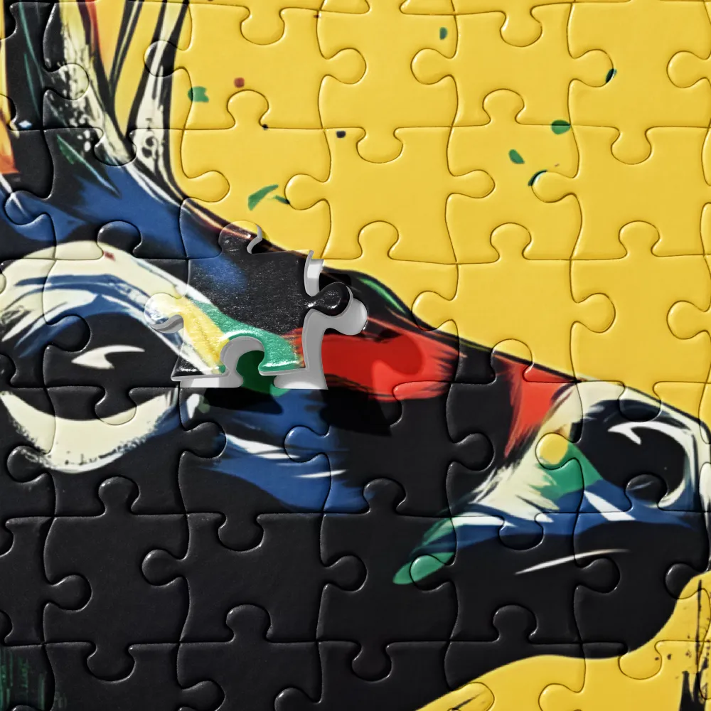 Regal Nature: The Vibrant Deer | Jigsaw Puzzle | 520 pieces