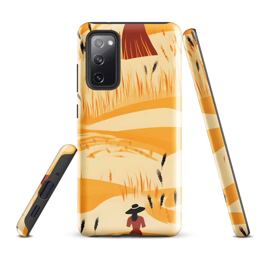 Embracing the Fields: A Floral Journey | Phone Case |  S20 FE | Tough Case | Glossy