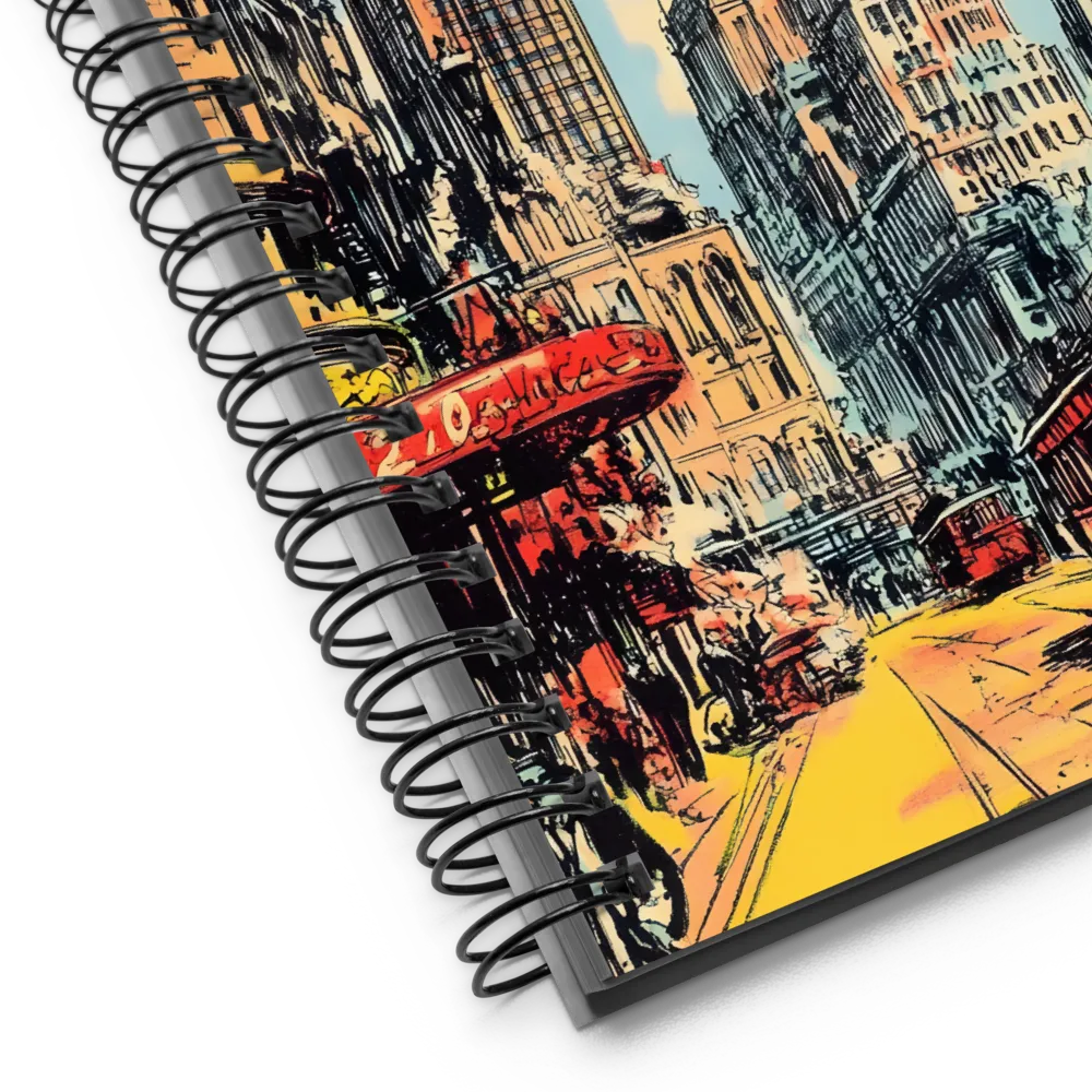 The Heartbeat of the City | Spiral Notebook