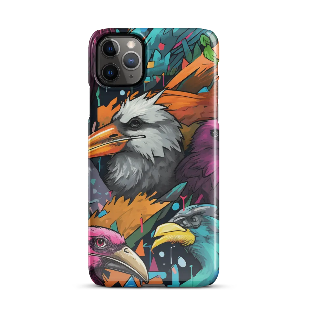 Avian Vortex: A Celebration of Color and Form | Phone Case |  11 Pro Max | Snap Case | Glossy